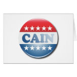 CAIN CAMPAIGN BUTTON GREETING CARDS