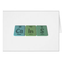 Cains-Ca-In-S-Calcium-Indium-Sulfur.png Greeting Cards