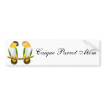 Caique Parrot Mum Bumper Sticker bumper stickers