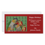 Caique Parrots Animal Christmas Holiday Card Photo Greeting Card