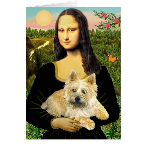 Cairn Terrier 23 - Mona Lisa Card