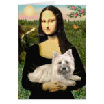 Cairn Terrier 4 - Mona Lisa Card