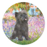 Cairn Terrier (Brindle 21) - Garden stickers