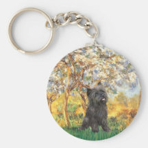 Cairn Terrier (Brindle 21) - Spring Key Chain