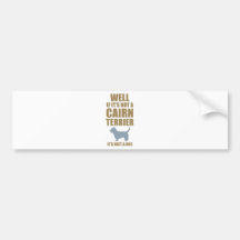 Cairn Terrier Bumper Sticker