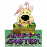 Cairn Terrier Happy Easter Sculpture photo sculptures