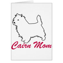 Cairn Terrier Mum Greeting Cards