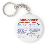CAIRN TERRIER Property Laws 2 Key Chain