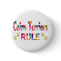 Cairn Terriers Rule Pinback Buttons