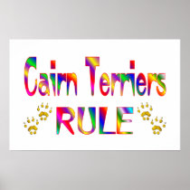 Cairn Terriers Rule Poster