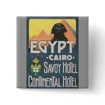Cairo Egypt - Vintage travel poster art Pins
