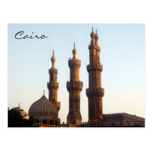 cairo minarets postcards