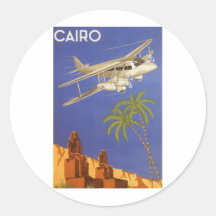 Cairo Round Stickers