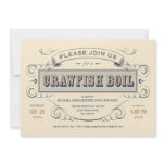 Cajun Crawfish Boil Party Invitations