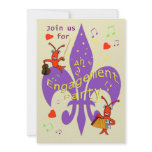 Cajun Themed Engagement Party Invitation