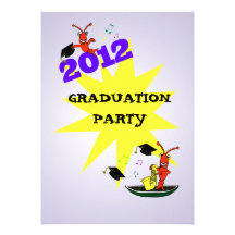 Cajun Themed Graduation 2012  Party Invitation