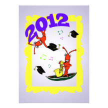 Cajun Themed Graduation 2012  Party Invitation