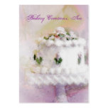 Cake Art II - vertical style Business Card Templates