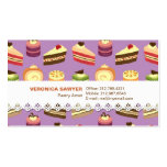 Cake Buffet (Purple) w/ Lace Business Card
