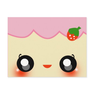 Cake Chan Postcards by kawaii