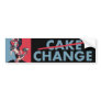 Cake/Change:  Marie Antoinette & Barack Obama Bumper Stickers