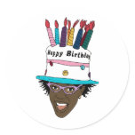 Cake hat stickers