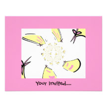 Cake Kaleidoscope Personalized Invite