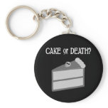 Cake or Death? keychains