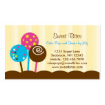Cake Pops Bakery Business Card