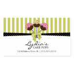 Cake Pops Bakery Business Cards