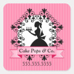 Cake Pops Bakery Stickers