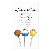 Cake Pops - Business Card