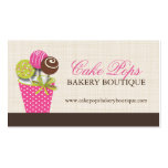 Cake Pops Business Cards