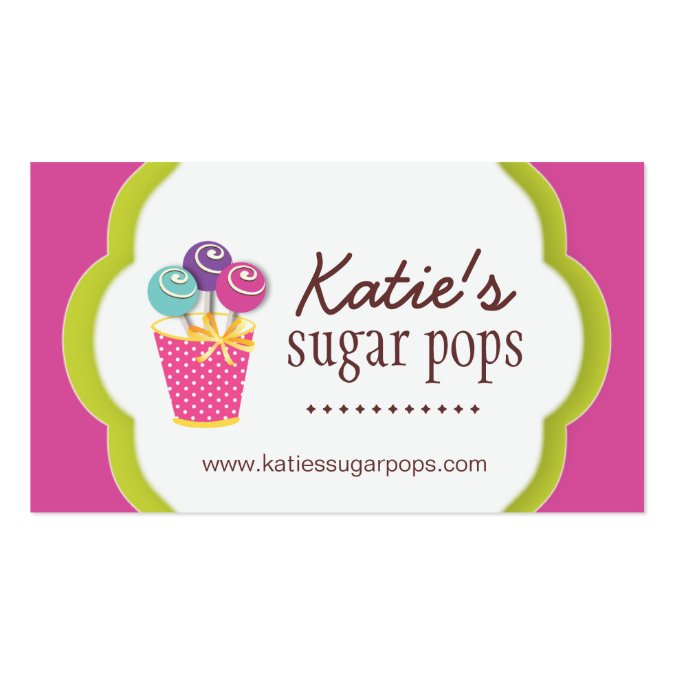 Cake Pops Business Cards