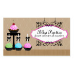 Cake Pops Dessert Tables Business Cards