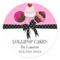 Cake Pops Fuchsia Stickers