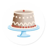 Cake stickers