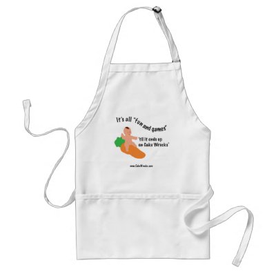 Cake Wrecks "Fun & Games" Apron by cakewrecks