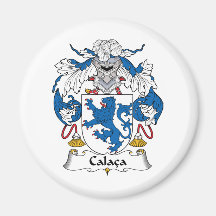 Calaca Family Crest Refrigerator Magnet