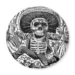 Calavera Day of the Dead magnets
