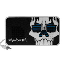 Calavera Ebony (Blue) Doodle Speaker