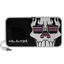 Calavera Ebony (Pink) Doodle Speaker