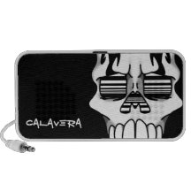 Calavera Ebony (White) Doodle Speaker