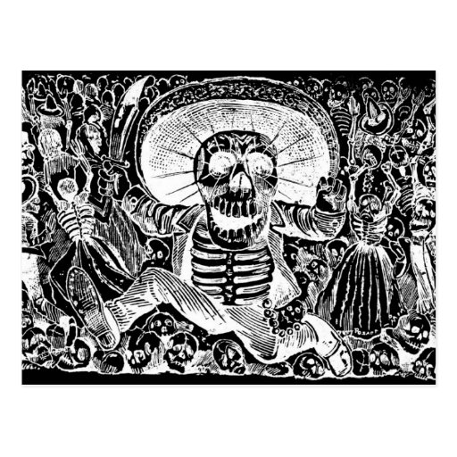 Calavera Oaxaquena Postcard