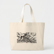 "Calavera of Don Quixote" circa early 1900's Tote Bag