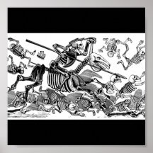 "Calavera of Don Quixote" circa early 1900's Print