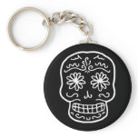 Calavera Sugar Skull keychains