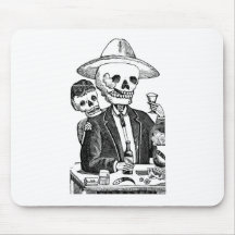 Calaveras from Guadalajara, Mexico Mousepads