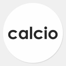 Calcio Products! Italy lovers gifts! Round Sticker