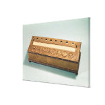 Calculating machine invented by Blaise Pascal Stretched Canvas Prints